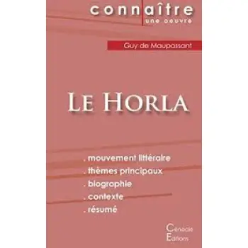LE HORLA DE GUY DE MAUPASSANT (FICHE DE LECTURE)  POCHE