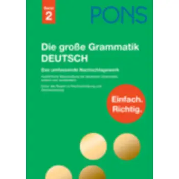 PONS DIE GROSSE GRΑMMATIK DEUTSCH BAND 2 HC