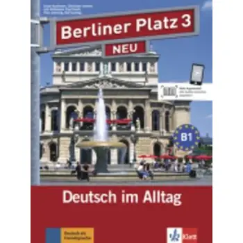 BERLINER PLATZ 3 KURSBUCH + ARBEITSBUCH (+ AUDIO CD (2)) NEU