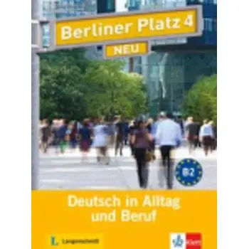 BERLINER PLATZ 4 KURSBUCH + ARBEITSBUCH (+ AUDIO CDS (2)) NEU