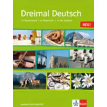 DREIMAL DEUTSCH KURSBUCH (+ CD) NEU
