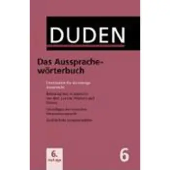 DUDEN 6-DAS AUSSPRACHEWORTERBUCH