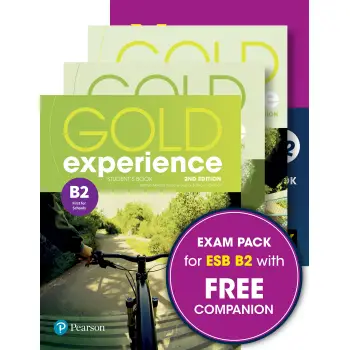 EXAM PACK ESB B2: GOLD EXPERIENCE B2 SB WITH APP + WB + COMPANION + YORK PRACTICE TEST FOR ESB B2