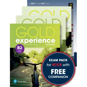 EXAM PACK ECCE: GOLD EXPERIENCE B2 SB WITH APP + WB + COMPANION + YORK EXAM SKILLS FOR ECCE