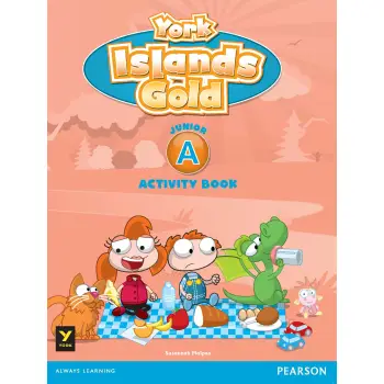 YORK ISLANDS GOLD JUNIOR A ACTIVITY BOOK (+ STICKERS)