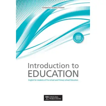 INTRODUCTION TO EDUCATION ENGLISH FOR STUDENTS OF PRE-SCHOOL AND PRIMARY SCHOOL EDUCATION