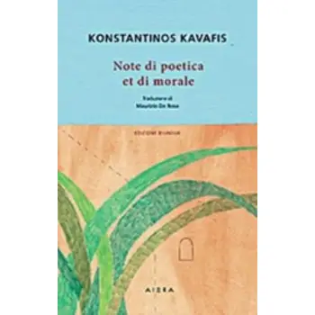 NOTE DE POETICA ET DE MORALE MODERN GREEK CLASSICS