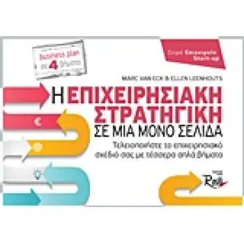 Η ΕΠΙΧΕΙΡΗΣΙΑΚΗ ΣΤΡΑΤΗΓΙΚΗ ΣΕ ΜΙΑ ΜΟΝΟ ΣΕΛΙΔΑ ΤΕΛΕΙΟΠΟΙΗΣΤΕ ΤΟ ΕΠΙΧΕΙΡΗΣΙΑΚΟ ΣΧΕΔΙΟ ΣΑΣ ΜΕ ΤΕΣΣΕΡΑ ΑΠΛΑ ΒΗΜΑΤΑ ΕΠΙΧΕΙΡΕΙΝ START-