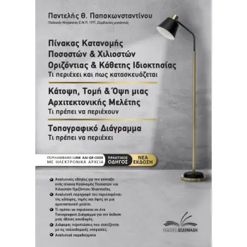 ΠΙΝΑΚΑΣ ΚΑΤΑΝΟΜΗΣ ΠΟΣΟΣΤΩΝ ΚΑΙ ΧΙΛΙΟΣΤΩΝ ΟΡΙΖΟΝΤΙΑΣ & ΚΑΘΕΤΗΣ ΙΔΙΟΚΤΗΣΙΑΣ. ΚΑΤΟΨΗ, ΤΟΜΗ & ΟΨΗ ΜΙΑΣ