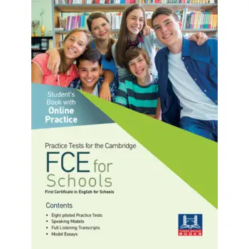 PRACTICE TESTS FOR THE CAMBRIDGE FCE FOR SCHOOLS SB WITH ON LINE PRACTICE