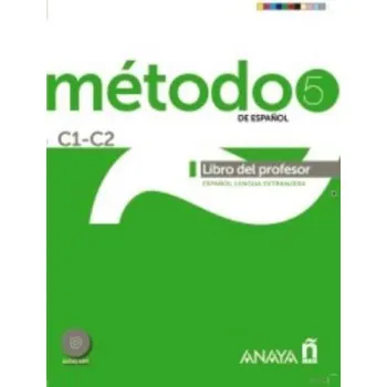 METODO DE ESPANOL 5 C1-C2 PROFESOR (+ DVD)
