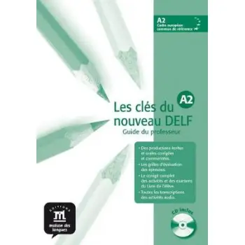 LES CLES NOUVEAU DELF A2 GUIDE PEDAGOGIQUE (+ CD)