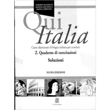 QUI ITALIA - 2 QUADERNO DI ESERCITAZIONI CHIAVI N/E