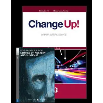 CHANGE UP UPPER-INTERMEDIATE - SB & WB (ONE VOLUME) + 2 AUDIO CDS+READER (STORIES OF MYSTERY AND SUS