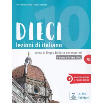 DIECI LEZIONI DI ITALIANO A1 LIBRO (+ E-BOOK)