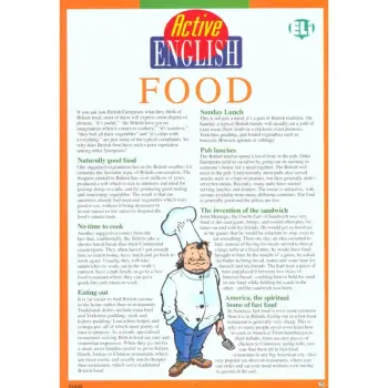 ACTIVE ENGLISH SUBJECT 4 - FOOD