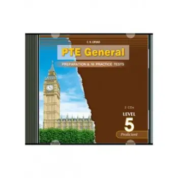 PTE GENERAL LEVEL 5 PREPARATION & 10 PRACTICE TESTS CD (2)