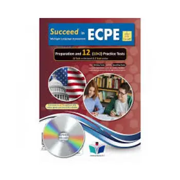 SUCCEED IN MICHIGAN ECPE 12 PRACTICE TESTS 2021 FORMAT MP3 CD