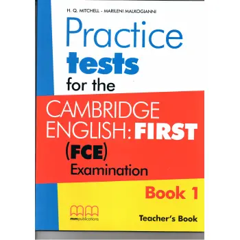 CAMBRIDGE ENGLISH FIRST PRACTICE TESTS 1 TCHR'S