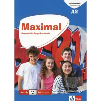 MAXIMAL A2 ARBEITSBUCH (+MIT AUDIOS ONLINE + KLETT BOOK-APP)