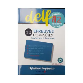 NOUVEAU DELF JUNIOR A2 10 EPREUVES COMPLETES PROFESSEUR
