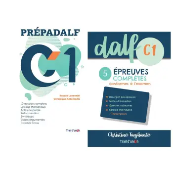PREPADALF C1 LE PACK(METHODE+TEST)