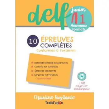NOUVEAU DELF JUNIOR A1 10 EPREUVES COMPLETES
