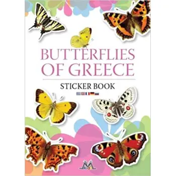 BUTTERFLIES OF GREECE STICKER BOOK PB