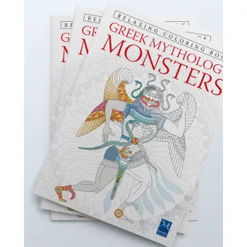 GREEK MYTHOLOGY MONSTERS COLORING BOOK PB