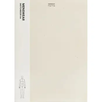 FASHIONARY MENSWEAR SKETCHBOOK A4 HC