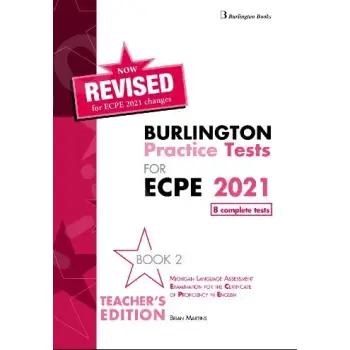 BURLINGTON PRACTICE TESTS MICHIGAN ECPE 2 TCHR'S 2021