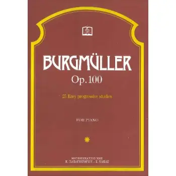 BURGMUELLER 25 EASY STUDIES FOR PIANO OP.100