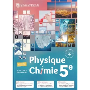 PHYSIQUE-CHIMIE 5E, EDITION 2017 POCHE
