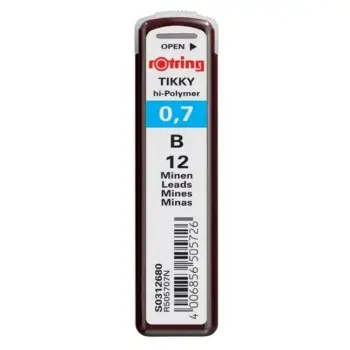 ROTRING MECH.PENCIL LEADS 0.7 Β