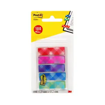 ΣΕΛΙΔΟΔΕΙΚΤΕΣ POST-IT 5/ΧΡΩΜ. 11.9X43.2MM