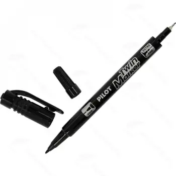 PILOT ΜΑΡΚΑΔΟΡΟΣ ΑΝΕΞΙΤΗΛΟΣ TWIN MARKER BEGREEN ΜΑΥΡΟ