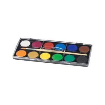 ΝΕΡΟΜΠΟΓΙΕΣ FABER CASTELL ΣΕ ΜΕΓΑΛΟ ΣΕΤ ΜΕ 12 ΧΡΩΜΑΤΑ ΚΑΙ ΠΙΝΕΛΟ 125018