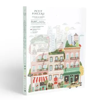 Κιτ ζωγραφικής New York με αριθμό, μικρό πινέλο