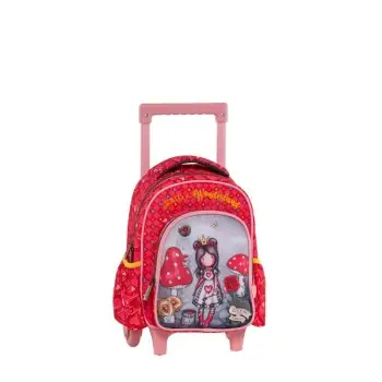 ΣΧΟΛΙΚΗ ΤΣΑΝΤΑ TROLLEY ΝΗΠΙΟΥ SANTORO GORJUSS - FINDING MY WAY (RED) 237241 (2023)