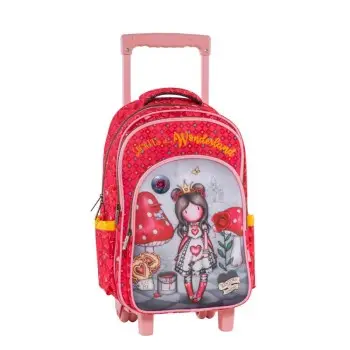 ΣΧΟΛΙΚΗ ΤΣΑΝΤΑ TROLLEY SANTORO GORJUSS - FINDING MY WAY (RED) 237251 (2023)