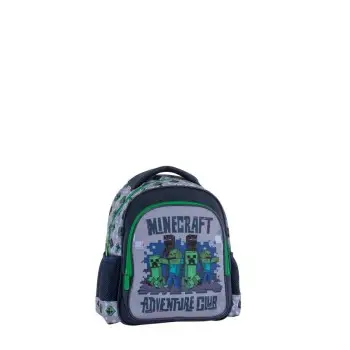 ΣΧΟΛΙΚΗ ΤΣΑΝΤΑ ΠΛΑΤΗΣ ΝΗΠΙΟΥ GRAFFITI MINECRAFT - GREY 238291 (2023)