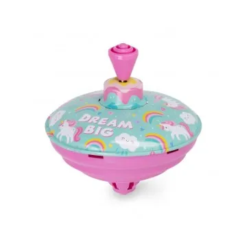 ΜΕΤΑΛΛΙΚΗ ΣΒΟΥΡΑ LEGAMI SPIN ME ROUND - SPINNING TOP UNICORN (ΜΟΝΟΚΕΡΟΣ) TOP0001