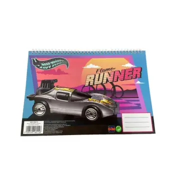 GIM ΜΠΛΟΚ ΖΩΓΡΑΦΙΚΗΣ 23x33  30Φ. HOT WHEELS