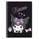 GRAFFITI  ΤΕΤΡΑΔΙΟ SPIRAL 2 ΘΕΜΑΤΩΝ 17x25. KUROMI