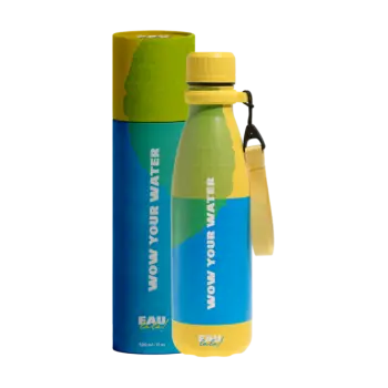 ΜΠΟΥΚΑΛΙ ΘΕΡΜΟΣ ΑΠΟ ΑΝΟΞΕΙΔΩΤΟ ΑΤΣΑΛΙ EAU LALA 500ml ΚΙΤΡΙΝΟ SABT50004
