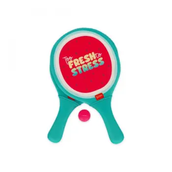 ΡΑΚΕΤΕΣ ΠΑΡΑΛΙΑΣ ΜΕ 2 ΜΠΑΛΑΚΙΑ LEGAMI BEACH RACKETS - Watermelon NBR0001