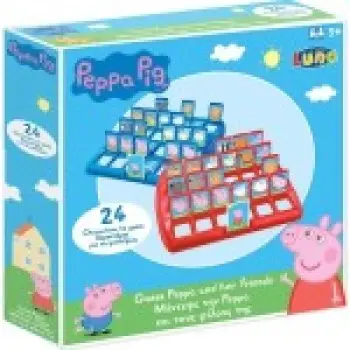ΕΠΙΤΡΑΠΕΖΙΟ ΠΑΙΧΝΙΔΙ ΜΑΝΤΕΨΕ ΤΗΝ PEPPA ΚΑΙ ΤΟΥΣ ΦΙΛΟΥΣ ΤΗΣ, LUNA TOYS 27Χ27Χ5.5