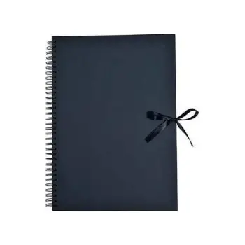 Βιβλιο ευχών εντυπώσεων μαύρο σπιράλ Α3/40Φ.