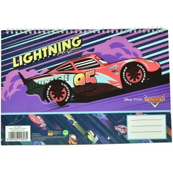 GIM Μπλοκ ζωγραφικής 30φ. Disney Cars 21x29.7cm.