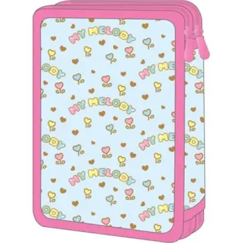 Σχολική Κασετίνα Διπλή Γεμάτη My Melody Must Team 000490147